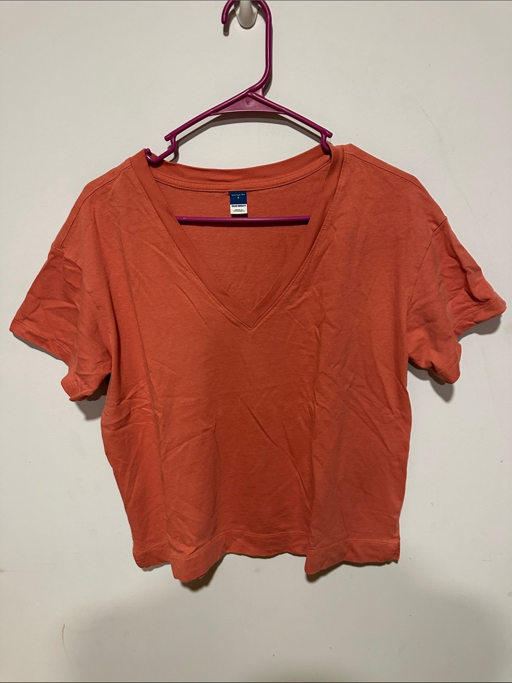 Old navy cropped vintage tee